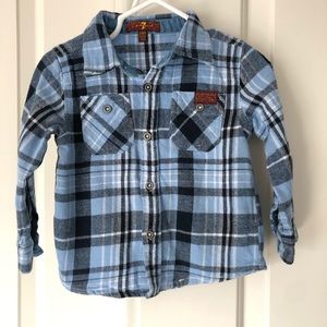 7 for all mankind baby gingham shirt 👔